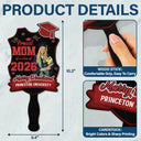 Gift For Yourself,Gift For Aunt,Gift For Uncle,Gift For Mother,Gift For Grandpa,Gift For Father,Gift For Grandma,Gift For Grandparents,Gift For Daughter,Gift For Son,Gift For Sibling,Gift For Sisters,Gift For Bestie,Gift For Brothers,Graduation,Happy - Custom Photo Proud Dad Mom Sister Bestie Graduation - Personalized Graduation Handheld Fan