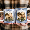 Gift For Husband,Gift For Yourself,Gift For Men,Gift For Father,Gift For Grandpa,Top Market,Non-Eng,Photo - Watercolor (remove BG),Cozy - Custom Photo Realistic Watercolor Art Best Dad Ever No 1 Grandpa - Personalized Mug
