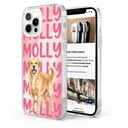 Custom Photo, Art Design, Pet Lovers, Adorable, Photo - Watercolor - Remove BG - Custom Photo Realistic Watercolor Art Cute Dog Cat Portrait - Personalized Clear Phone Case