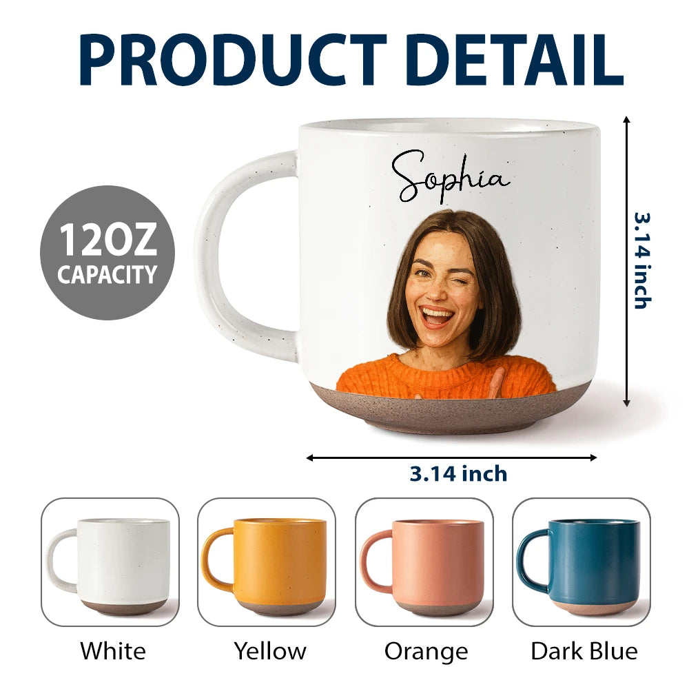 Happy,Gift For Couples,Parents,Gift For Grandparents,Gift For Bestie,Cat Lovers,Pet Lovers,Dog Lovers - Custom Photo Realistic Watercolor Art Dog Cat Couple Bestie Family - Personalized Pottery Mug