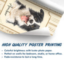 Gift For Bestie, Gift For Sisters, Custom Photo, Happy - Custom Photo Realistic Watercolor Art Dog Cat Pet Portrait - Personalized Poster