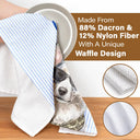 Art Design,Pet Lovers,Photo - Watercolor - Remove BG,Happy - Custom Photo Realistic Watercolor Art Dog Cat Slay Portrait Striped Pattern - Personalized Kitchen Towel