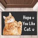 Art Design,Humorous,Pet Lovers,Photo - Watercolor - Remove BG - Custom Photo Realistic Watercolor Art Hope You Like Pets - Personalized Doormat