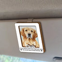 Art Design,Sentimental,Pet Lovers,Memorial,Photo - Watercolor - Remove BG - Custom Photo Realistic Watercolor Art If Love Alone Could Have Kept You Here - Personalized Custom Shaped Car Visor Clip