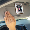 Art Design,Sentimental,Pet Lovers,Memorial,Photo - Watercolor - Remove BG - Custom Photo Realistic Watercolor Art If Love Alone Could Have Kept You Here - Personalized Custom Shaped Car Visor Clip
