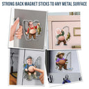 Gift For Father,Custom Photo,Fishing,Humorous,Cut-Face Photo - Custom Photo Reel Cool Dad Bod - Personalized Squishy Acrylic Fridge Magnet