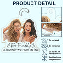 Art Design,Gift For Bestie,Humorous,Photo - Semi Realistic Portrait - Custom Photo Semi Realistic Portrait Besties Forever - Personalized Acrylic Car Hanger
