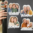 Art Design,Gift For Bestie,Photo - Semi Realistic Portrait,Happy - Custom Photo Semi Realistic Portrait Besties Forever - Personalized Magnet