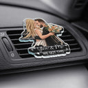 Art Design, Custom Photo, Romantic, Gift For Couples, Photo - Semi Realistic Portrait - Custom Photo Semi Realistic Portrait Family Couple Pet Lovers Portrait - Personalized Acrylic Car Vent Clip