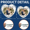 Art Design, Christmas, Married Couple, Romantic, Gift For Couples, Photo - Semi Realistic Portrait - Custom Photo Semi Realistic Portrait First Christmas As Mr & Mrs Couples - Personalized Glass Ornament