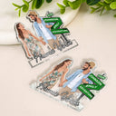 Travel,Art Design,Inspirational,Photo - Semi Realistic Portrait - Custom Photo Semi Realistic Portrait Travel Magnet Portrait - Personalized Acrylic Magnet