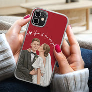 Custom Photo, Art Design, Gift For Couples, Romantic, Photo - Semi Realistic Portrait - Custom Photo Semi Realistic Portrait You & Me We Got This - Personalized Clear Phone Case