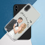 Custom Photo, Art Design, Gift For Couples, Romantic, Photo - Semi Realistic Portrait - Custom Photo Semi Realistic Portrait You & Me We Got This - Personalized Clear Phone Case