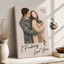 Custom Photo, Art Design, Gift For Couples, Romantic, Photo - Semi Realistic Portrait - Custom Photo Semi Realistic Portrait You & Me We Got This - Personalized Poster