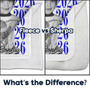 Graduation,Happy,Photo,Proud - Custom Photo Senior Vintage Portrait - Personalized Fleece Blanket, Sherpa Blanket
