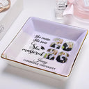 Graduation,Gift For Girlfriend,Gift For Bestie,Gift For Daughter,Happy - Custom Photo She Came She Saw She Mastered - Personalized Ring Dish