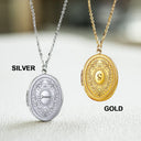 Custom Photo,Gift For Yourself,Gift For Women,Happy - Custom Photo Simple Initial Necklace - Personalized Locket Necklace