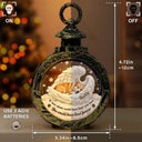Art Design,Sentimental,Christmas,Pet Lovers,Memorial,Photo - Sleeping Dog Cat Baby - Custom Photo Sleeping Angel Your Wings Were Ready Dog Pet Lovers Memorial - Personalized Candlelight Lantern Ornament