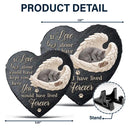 Art Design,Sentimental,Pet Lovers,Memorial,Photo - Sleeping Dog Cat Baby - Custom Photo Sleeping Angel Your Wings Were Ready Dog Pet Lovers Memorial - Personalized Heart Memorial Garden Stone