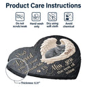 Art Design,Sentimental,Pet Lovers,Memorial,Photo - Sleeping Dog Cat Baby - Custom Photo Sleeping Angel Your Wings Were Ready Dog Pet Lovers Memorial - Personalized Heart Memorial Garden Stone