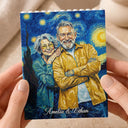 Custom Photo,Art Design,Gift For Couples,Top Market,Romantic,Photo - Starry Night  - Custom Photo Starry Night Romantic Couple Anniversary - Personalized Building Brick Blocks