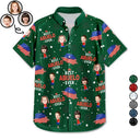 Custom Photo,Independence Day,Gift For Grandpa,Top Market,Adorable,Cut-Face Photo - Custom Photo Stars And Stripes Best Dad Grandpa Ever - Personalized Hawaiian Shirt