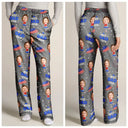 Gift For Father,Gift For Grandpa,Independence Day,Happy,Custom Photo - Custom Photo Stars And Stripes Best Dad Grandpa Ever - Personalized Pajama Pants