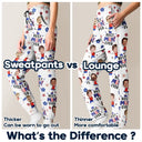 Gift For Grandma, Gift For Mother, Happy - Custom Photo Stars & Stripes Best Mom Mum Grandma Ever - Personalized Pajama Pants