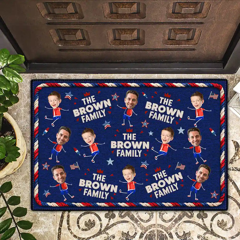 Gift For Men, Gift For Father, Gift For Grandpa, Gift For Husband, Gift For Couples, Non-Eng, Photo, Icon, Adorable - Custom Photo Reserved For Dad We Love You - Personalized Couch Arm Table