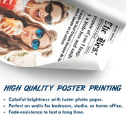 Gift For Bestie,Happy,Custom Photo - Custom Photo The Bestie Times From Friendship To Family - Personalized Poster