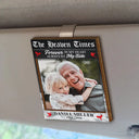 Custom Photo,Photo,Sympathetic - Custom Photo The Heaven Times - Personalized Custom Shaped Car Visor Clip