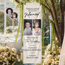 Custom Photo, Romantic, Gift For Couples, Wedding, Upload Full Photo - Custom Photo These Kids Are Getting Married - Personalized Vertical Banner