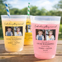 Custom Photo, Romantic, Gift For Couples, Wedding, Dynamic Photo - Custom Photo These Kids Got Married Vintage - Personalized Frosted Cups