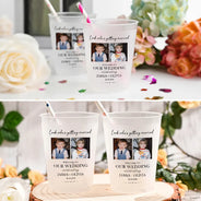 Custom Photo, Romantic, Gift For Couples, Wedding, Dynamic Photo - Custom Photo These Kids Got Married Vintage - Personalized Frosted Cups