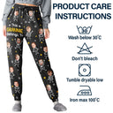 Custom Photo, Happy, Gift For Grandpa, Gift For Grandparents, Gift For Grandma, Gift For Mother, Gift For Father - Custom Photo This Grandpa Grandma Belongs To Kids Pet - Personalized Pajama Pants