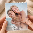Custom Photo, Anniversary, Gift For Couples, Romantic, Dynamic Photo - Custom Photo Together & Forever Couple - Personalized Building Brick Blocks