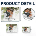 Custom Photo, Anniversary, Gift For Couples, Romantic, Dynamic Photo - Custom Photo Together & Forever Romantic Couple - Personalized Building Brick Blocks