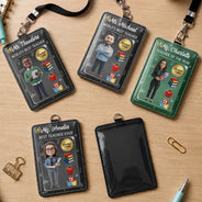 Art Design,Teacher,Confident,Back To School,Photo - Toybox Figure - Custom Photo Toybox Figure Best Teacher Ever - Personalized Badge Holder