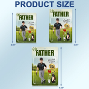 Custom Photo,Art Design,Gift For Father,Sport Dad,Golf,Playful,Photo - Toybox Figure - Custom Photo Toybox Figure Golf Dad Grandpa Limited Edition - Personalized Acrylic Car Hanger