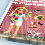 Gift For Husband,Gift For Yourself,Gift For Men,Gift For Father,Gift For Grandpa,Gift For Women,Retirement,Gift For Mother,Gift For Grandma,Gifts For Colleagues,Non-Eng,Photo - Toybox Figure,Humorous - Custom Photo Toybox Figure The Legend Has Retired - Personalized Custom Shaped Acrylic Plaque