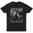 Old Couples,Gift For Husband,Gift For Wife,Gift For Couples,Gift For Boyfriend,Gift For Girlfriend,Love - Custom Photo Vintage Annoying Each Other Since - Personalized T Shirt