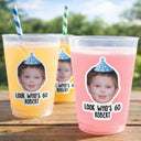 Gift For Women,Gift For Men,Gift For Yourself,Funny - Custom Photo Vintage Birthday Funny Face - Personalized Frosted Cups