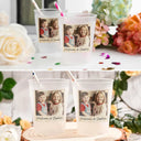 Gift For Couples, Married Couple, Custom Photo, Wedding, Romantic, Upload Full Photo - Custom Photo Vintage Couples Wedding Engaged Bachelor Party - Personalized Frosted Cups