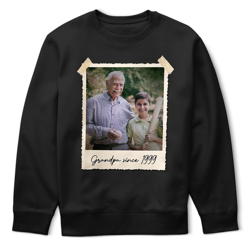 Custom Photo,Gift For Father,Family,Dad - Children,Photo,Proud - Custom Photo Vintage Photo Memory Family Dad Mom Childhood - Personalized T Shirt