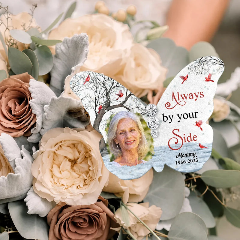 Sentimental,Custom Photo,Family,Wedding,Upload Full Photo - Custom Photo Walking With You Today And Always - Personalized Brooch