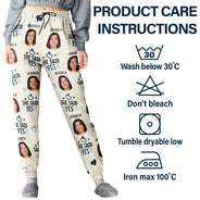 Engaged,Gift For Husband,Gift For Wife,Gift For Couples,Christmas - Custom Photo We Officially Said Yes - Personalized Pajama Pants