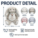 Memorial,Family,Gift For Grandparents,Parents,Sad - Custom Photo When You Miss Me Have No Fear - Personalized Soft Toy Bunny