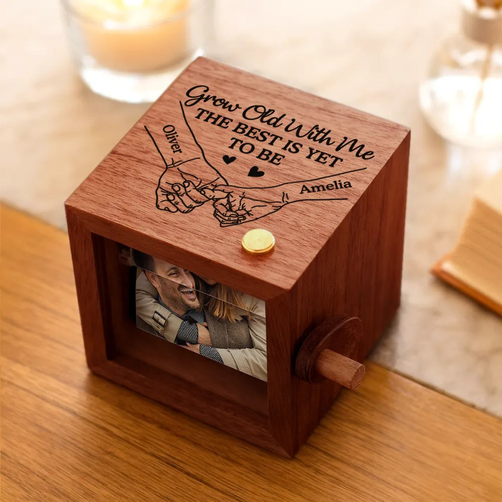 Gift For Couples,Old Couples,Gift For Husband,Gift For Wife,Gift For Boyfriend,Gift For Girlfriend,Love - Custom Photo You And Me We Got This Couple - Personalized Flipbook Frame Animation Machine
