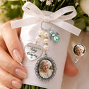 Sentimental,Custom Photo,Family,Wedding,Upload Full Photo - Custom Photo You Are Always In My Heart - Personalized Photo Bouquet Charm