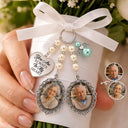 Sentimental,Custom Photo,Family,Wedding,Upload Full Photo - Custom Photo You Are Always In My Heart - Personalized Photo Bouquet Charm